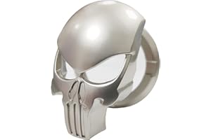 ZUMLLOMA Cubierta del Botón de Arranque del Automóvil,Botón de Arranque para Coche Decorativo,Cubierta del Interruptor del Motor de Encendido del Botón,Proceso de Grabado de Aleación de Zinc 3D (plata)