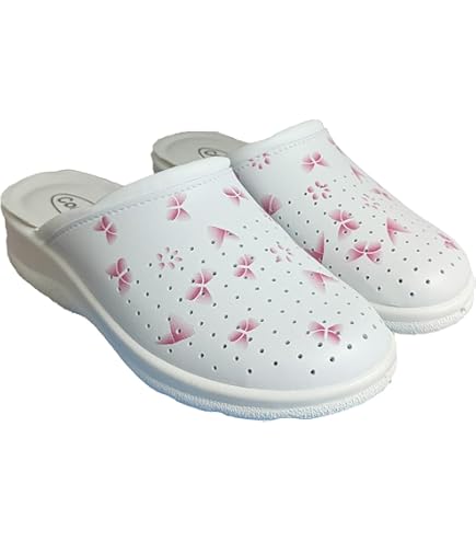 Sanital Light - Ciabatta in Pelle - 1372 Bianco 37