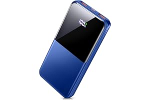 DOUBC Batterie Externe 10000mAh, 22.5w Power Bank Charge Rapide Chargeur Externe USB C Input & Output avec 0-100% Écran LCD, Batterie Portable Compatible avec iPhone 16 15 14 13 Pro Max Samsung iPad etc