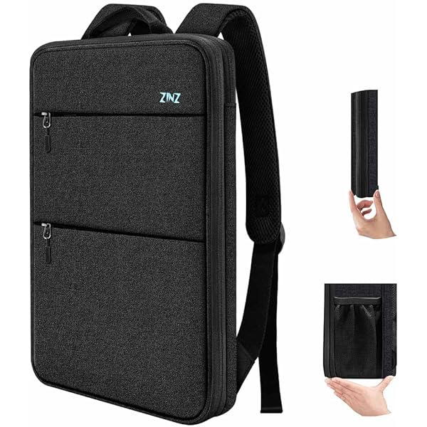 DE LAMASSU Milo Laptoprugzak 12-16 inch, slank en waterdicht, zakelijke rugzak voor dames en heren, compatibel met MacBook, Dell, HP, Lenovo, ASUS, Acer, werk, studie, reizen