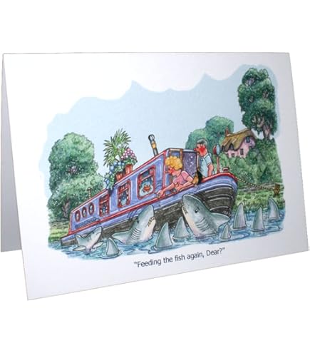 Narrowboats Narrow Boats Humour Cartoon Funny Gft Mug | Etsy