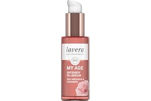 ‎LAVERA lavera MY AGE Öl-Serum - mindert Pigmentflecken - Gesichtspflege für reife Haut - feuchtigkeitsspendend- vegan - Naturkosmetik - 30 ml