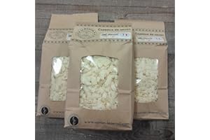 DOUCEUR DES SENS Trio de copeaux de Savon de Marseille nature blanc 3x1kg-huiles végétales- Le Sérail-fabrication traditionnelle-économique et écologique-pour plus de 60 L de lessive