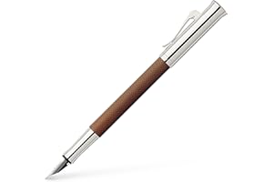 Graf von Faber-Castell 146522 - pióro wieczne Guilloche, koniak, szerokość pióra EF, 1 sztuka