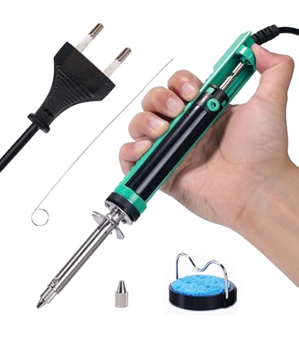 Edsyn DS017 Entlötpumpe Set – Mit Ersatzteilen & Wartungszubehör. Hochvakuum, Einfach Zu Bedienen, Made In USA.