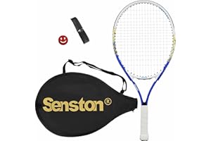 Senston 17/23'' Tennis Racket for Youth - Lightweight, Durable, Easy Grip, Beginner-friendly