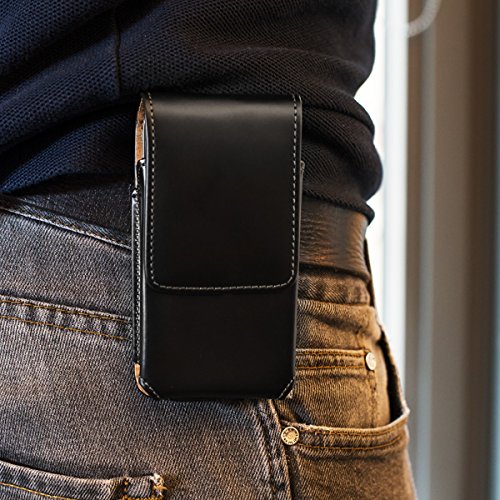 kwmobile Funda para Smartphones - Carcasa con Clip de cintur n - Cover de Cuero sint tico 12 5 x 6 3 cm reviews kwmobile Funda para Smartphones - Carcasa con Clip de cintur n - Cover de Cuero sint tico 12 5 x 6 3 cm