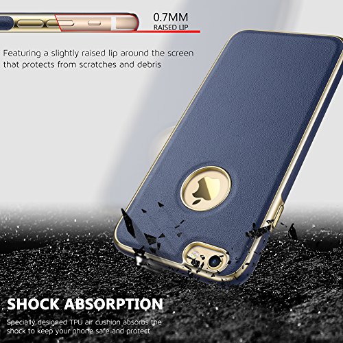 LOHASIC iPhone 6s Caso Nuevo H brido TPU Parachoques Del Marco Prima Cuero Texturizado Caso La Cubierta Protectora Ajuste Delgada Para El iPhone 6 iPhone 6s 4 7 Azul Marino reviews LOHASIC iPhone 6s Caso Nuevo H brido TPU Parachoques Del Marco Prima Cuero Texturizado Caso La Cubierta Protectora Ajuste Delgada Para El iPhone 6 iPhone 6s 4 7 Azul Marino