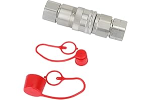 MAD HORNETS Paire de coupleurs hydrauliques à face plate 1,27 cm NPT pour Bo-bcat ISO 16028