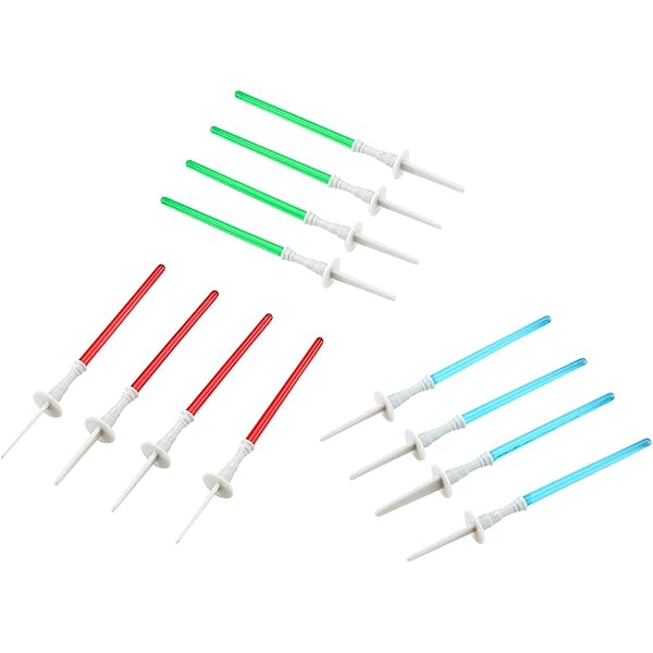 Dekoback 04 10 Pack De 12 Mini Sabres Laser Decoration Gateaux Amazon Fr Cuisine Et Maison Dekoback 04 10 Pack De 12 Mini Sabres Laser Decoration Gateaux Amazon Fr Cuisine Et Maison