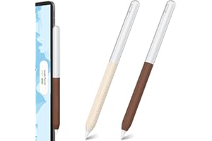 NIUTRENDZ Coque Ultra Fine pour Apple Pencil 2ème génération et Apple Pencil Pro Grip Cover Accessoires Design Duotone translucide Compatible avec Chargement magnétique et Double tapotement