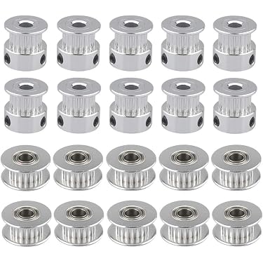 GT2 Zahnriemenscheibe – 80 Zähne, Für 3D-Drucker & CNC-Fräsen, 5 Mm Bohrung, Rostfreier Stahl