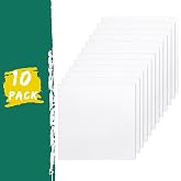 XSparks 10PCS Canvas Panels, Multi Panel Canvas Boards for Painting Creative Blank Painting Panels Painting Canvas Pack for K