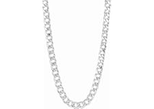 SONI DESIGNS Silver Chain For Men Stylish Stainless Steel Silver Necklace Chain For Men Boys Neck Wear Fashion Men's Jeweller