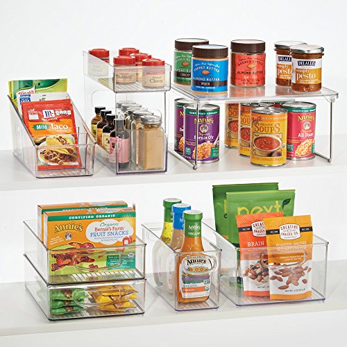 Interdesign 59840EU Linus Speisekammer-Organizer für Tüten mit Heißer Schokolade, Teebeutel, Zuckertüten, Gewürze, Groß - 4