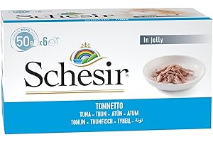 Schesir Nourriture pour Chat Jelly Thon Multipack 6 x 50 g (1 x 300 g)