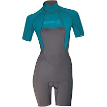 Combinaison Snorkeling Atoll Zip Dorsal 2mm Femme - Protection UV50+ - Néoprène Ultrastretch - Taille XS
