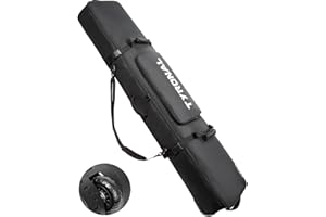 TYRONAL Snowboard Bag with Wheels,Heavy Duty 600D Polyester Oxford Wear-Resistant,Padded Snowboard Bag for Single Snowboard and Snowboard Boots.