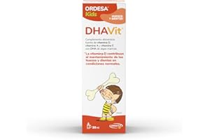Ordesa DHAVit | 30 ml | Complemento Alimenticio Para el desarrollo de Huesos en Niños, con DHA y Vitaminas A, D, y E