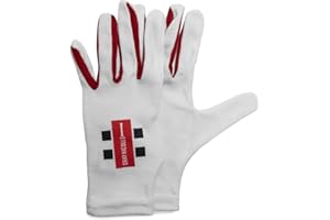 Gray-Nicolls Pro Full Finger Batting Inners, White, Right