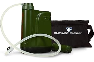 Survivor Filter PRO X - Electric Portable Water Filter Camping - Removes 99.99% Bacteria & Parasites