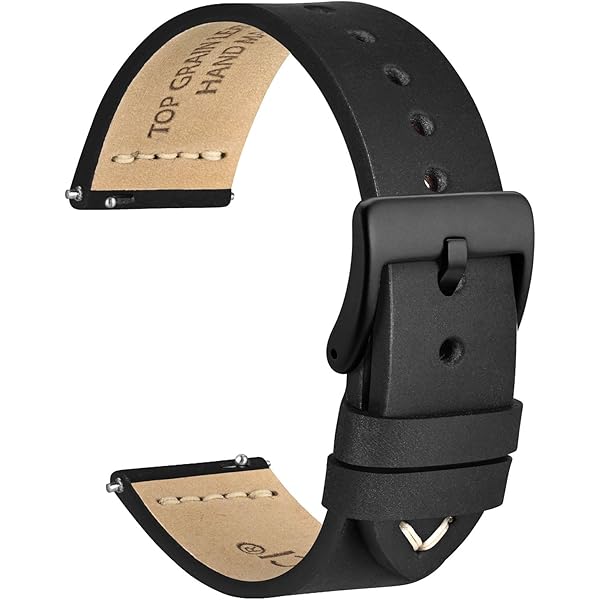 18 mm Tankleurig Lederen Horlogebandje met Croco-reliëf met Goudkleurige Gesp - Snelsluiting