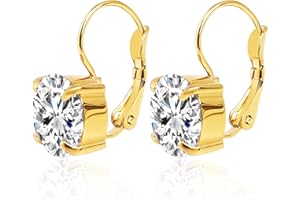 Stealth Stone Chunky Gold Hoop Earrings for Women Lightweight Golden Beads Hypoallergenic 14K Gold Plated Earrings Studs Fashion Jewelry for Women