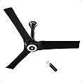 atomberg Aris Starlight Smart 1200mm BLDC Ceiling Fan with IoT & Remote | 5star | Best-in-class Air Delivery | Silent Operation | Award Winning Design | LED Underlight | 3 Year Warranty-Stellar Black