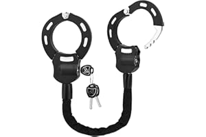 GuKKK Antivol Trotinette Electrique, 93CM Cadenas Trotinette Electrique Renforcé avec Clés, 1.46KG Antivol Sécurisé pour Scooter, Vélo et Trottinette Électrique