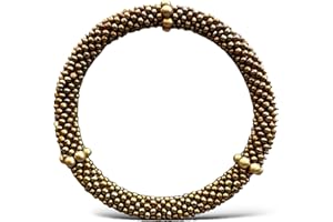 Yvelise Bracelet femme Népalais en perles - Fait main au Népal - Authentique