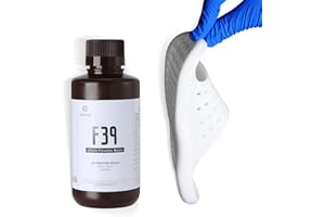 RI RESIONE - F39, resina flessibile per stampante 3D, 405nm UV DLP LCD MSLA, resina di gomma come TPU come resina fotopolimerica per stampa LCD (bianco 500 g)