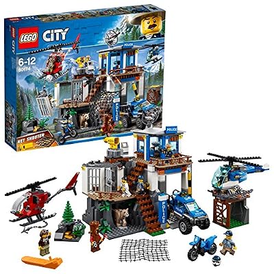LEGO - 60174 - City - Jeu de Construction - le Poste de Police de Montagne