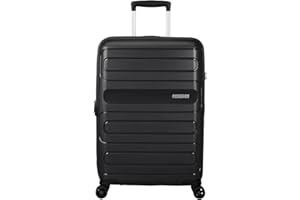 AMERICAN TOURISTER American Tourist Sunide - Spinner M Extensible Valisene Bleu, Noir (czarny), Spinner M (67,5 cm - 83,5 L), Spinner M Extensible (67,5 cm - 83,5 l)