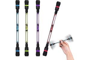 Unvtap Pen Spinning Stick, 4 Stöcke Spinning Pen, Rolling Finger Rotationsstifte, Penspinning Stift der Schreibt, Pen Spinning Kugelschreiber für Studentenunterhaltung Bürobedarf(0.5mm)