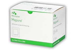 Mepore 99XX0097 Dressing, 6cm x 7cm, Pack of 60, White