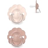 Suavinex, Pack of 2 Pacifiers for Babies 0/6 Months and Newborns, with Silicone Physiological Teat SX Pro, Symmetrical, Flat
