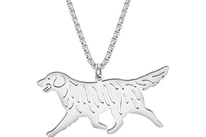 RAIDIN Collier de chien en acier inoxydable et or 18K pour femmes filles Pendentif chiot mignons Bijoux Cadeaux pour Amoureux des animaux (Or-049 Bull Terrier)