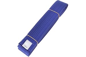 LLLucky Professioneller Taekwondo Gürtel Karate Judo Doppelwickel Kampfsport Streifen Sport Gürtel 1,8m/2,8m Blaues Band