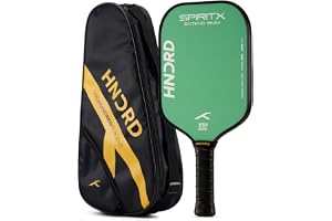 Hundred Spirit X Pop - Pickleball Paddle | 13mm Core | Wide Body Power Paddle | Enhanced Sweet Spot | Ideal for Beginners & Intermediate Players | Free Paddle Bag