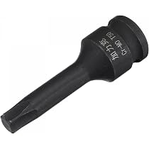 Sourcing Map Torx-Bit-Stecknuss T50 – 1/2 Zoll Antrieb, 20,3 Cm Lang, Aus S2-Stahl & Chrom-Molybdän