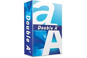 Double A - Premium Printer Copy Paper, Size A5(148x210mm), GSM 80, 500 Pages Ream,White