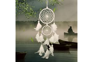 Acchiappasogni, Dsaren Fatto a Mano Dreamcatcher Mystic Cattura Sogni Piume Decorazioni Decorazioni Casa, Ottimo Regalo