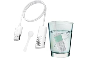 Jeanoko Generador de hipoclorito de sodio, USB DC 5 V, spray de ácido hipocloroso, generador de agua de limpieza, removedor de moho, eliminador de olores para limpieza de moho (blanco)
