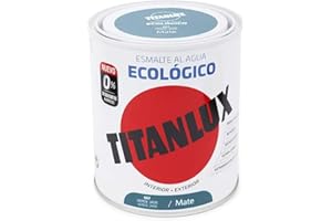 Titanlux Ecológico Esmalte al agua mulisuperficie Mate Verde Jade 750ml
