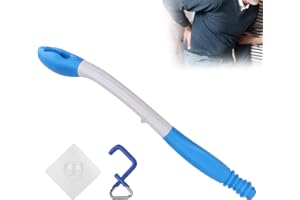 BRRNOO Strumenti per L'ausilio della Toilette, Salvietta Comfort a Lunga Portata, Tergicristallo per il Fondo della Carta Igienica Autopulente, Lunghezza di Apertura di 41 Cm, per Anziani con Mobilità Limita