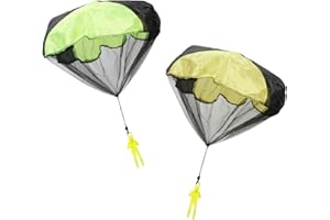 Bojueshaw 2pcs Outdoor Flying Parachute Toy,Soldiers Hand Throwing Army Men Parachute Toys for Kids,Boys Girls Gifts Birthday Party Favors Xmas
