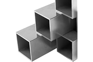 GAL INDUSTRIAL GAL-INDUSTRIAL Tube Carré en Aluminium 40 x 40 x 2 mm | Longueur 210 cm | Profil Creux Découpé sur Mesure