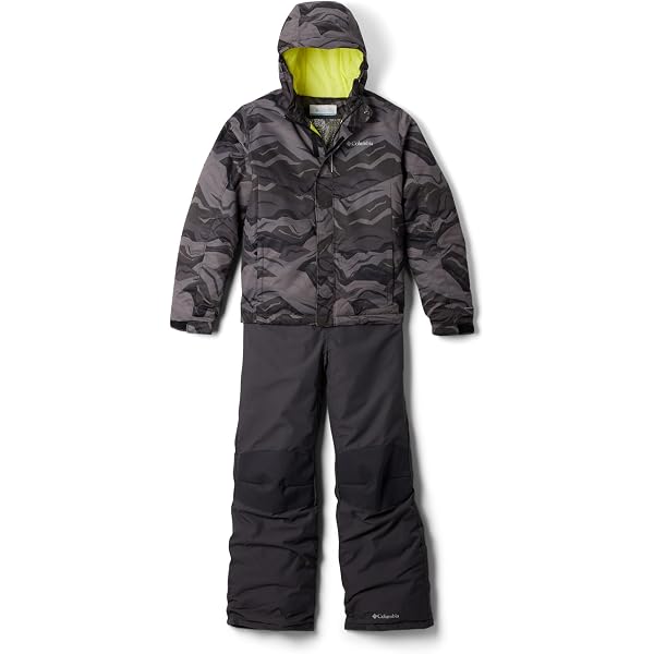 Tuta Da Sci Peak Mountain ECISOLA Per Ragazzo – Grigio/Blu, Taglia 10 Anni, Chiusura Con Cerniera