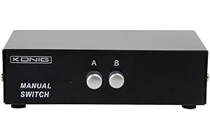 KÖNIG Konig 2 Port VGA Computer Screen Switch