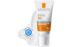 La Roche-Posay Anthelios Uvmune, Crema Idratante SPF50+, Per Tutte le Pelli, Elevata Protezione UVA, Con Tecnologia XL-Protect e Mexoryl 400, Con Profumo, 50 ml